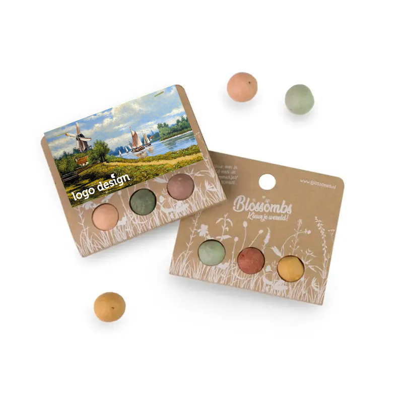 Giveaway with 3 seed bombs